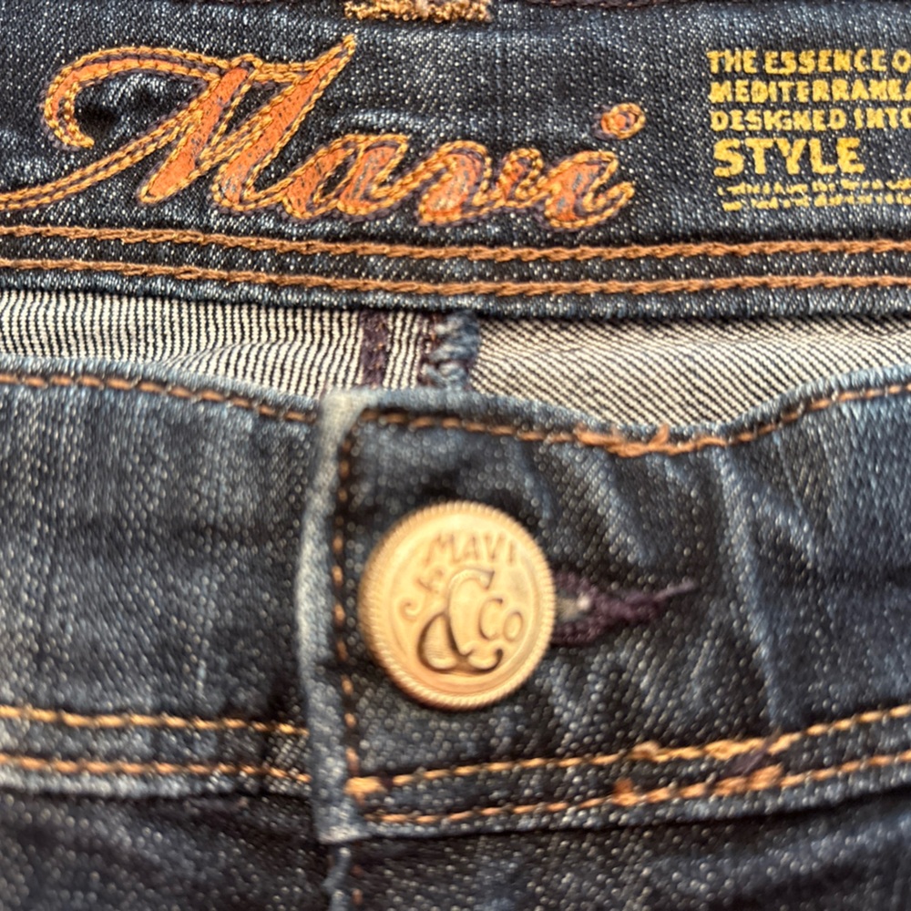 Mavi Jeans Womens 31/32 Molly Bootcut Blue Mid Rise Casual Stretch